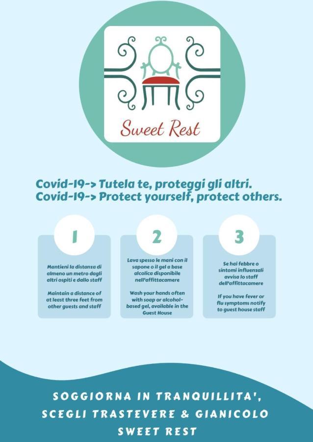 Trastevere & Gianicolo Sweet Rest Řím Exteriér fotografie
